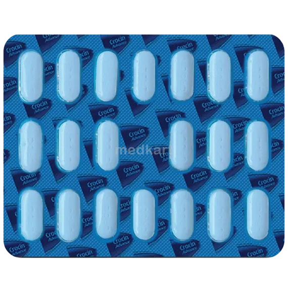 crocin advance 500mg tablet 20's